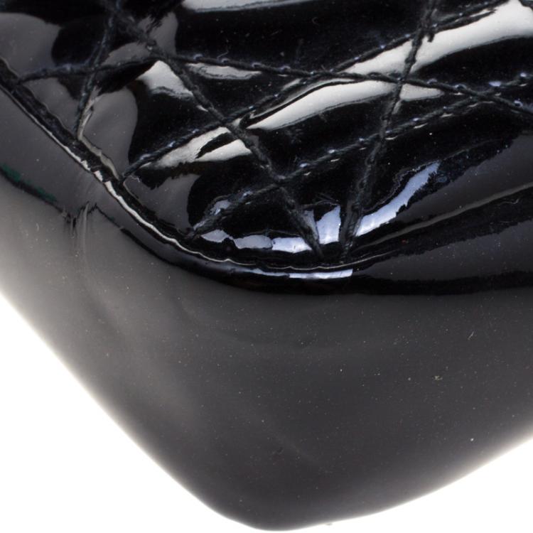 Pre Owned Dior Black Patent Leather Miss Dior Promenade Pouch