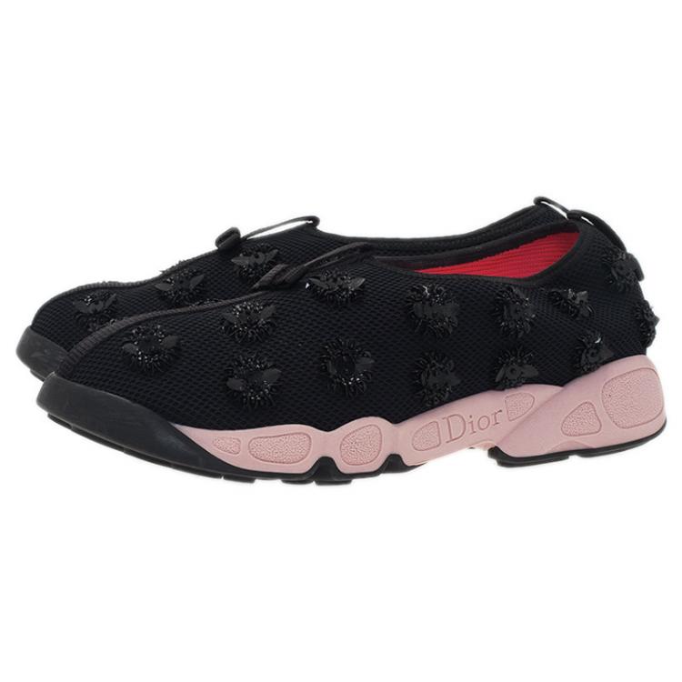 Pre Owned Dior Two Tone Fusion Sneakers Size 40