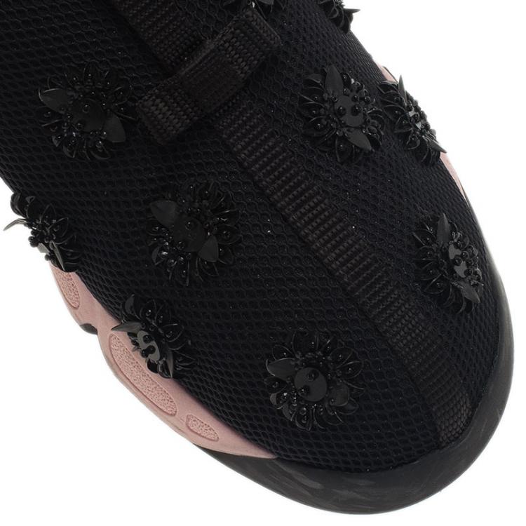 Pre Owned Dior Two Tone Fusion Sneakers Size 40