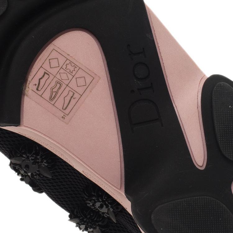 Pre Owned Dior Two Tone Fusion Sneakers Size 40