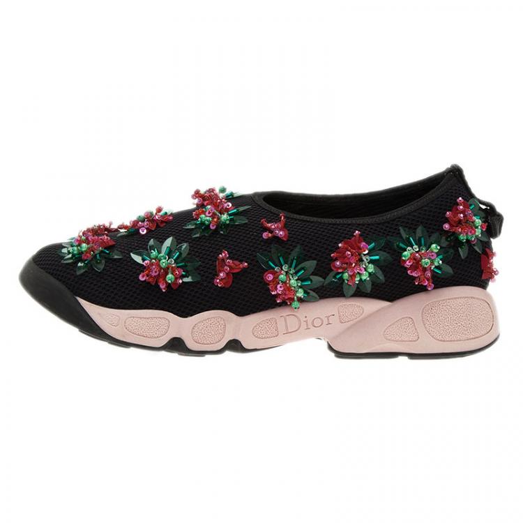 Pre Owned Dior Two Tone Fusion Sneakers Size 36