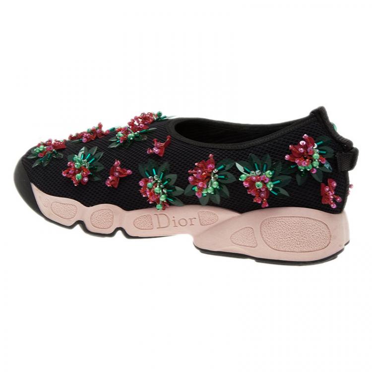Pre Owned Dior Two Tone Fusion Sneakers Size 36