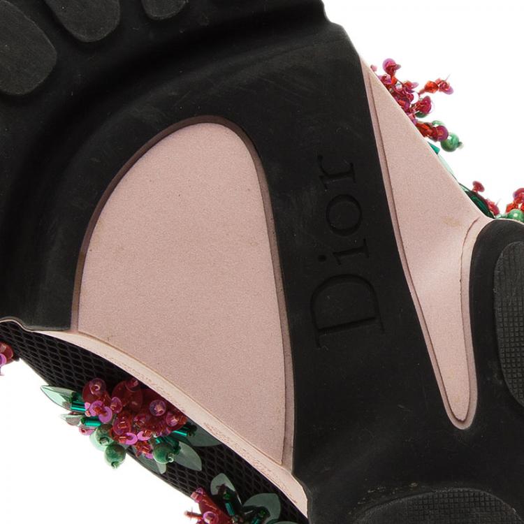 Pre Owned Dior Two Tone Fusion Sneakers Size 36