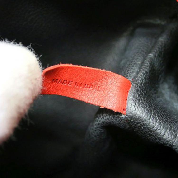 Pre Owned Dior Vermilion Calfskin Leather Backpack