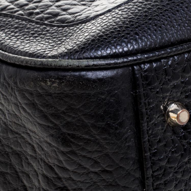Pre Owned DKNY Black Leather Tote