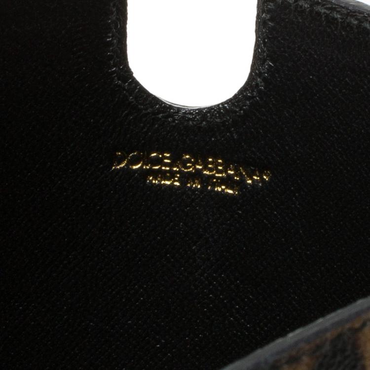 Pre Owned Dolce and Gabbana Leopard Print iPad Case