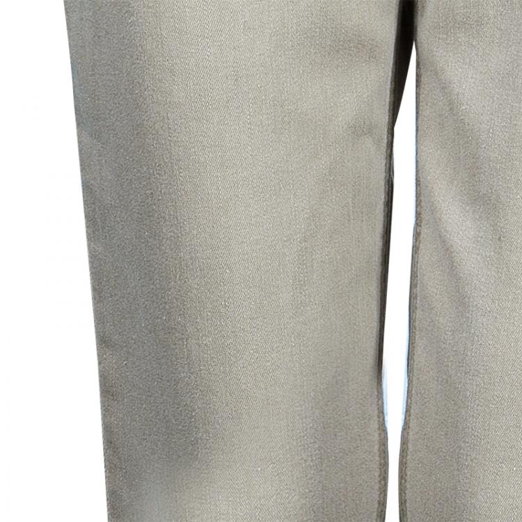 Pre Owned Dolce and Gabbana Beige Denim Marilyn Fit Jeans M