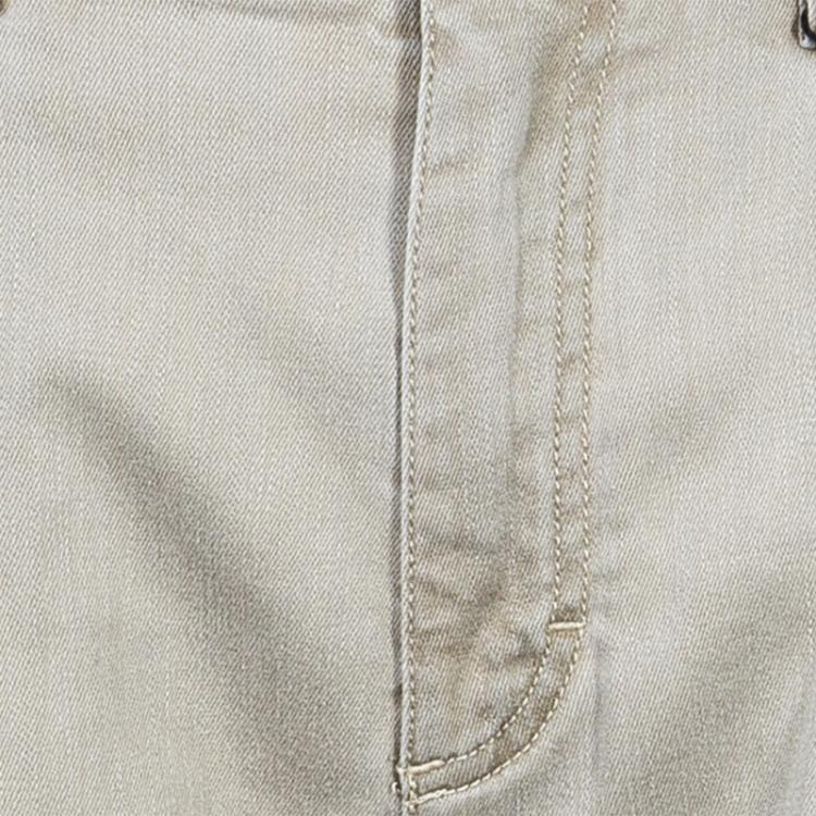 Pre Owned Dolce and Gabbana Beige Denim Marilyn Fit Jeans M