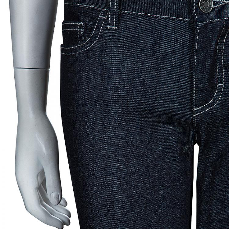 Pre Owned Dolce and Gabbana Blue Pretty Jeans S