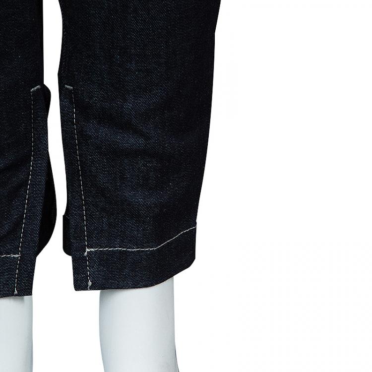 Pre Owned Dolce and Gabbana Blue Pretty Jeans S