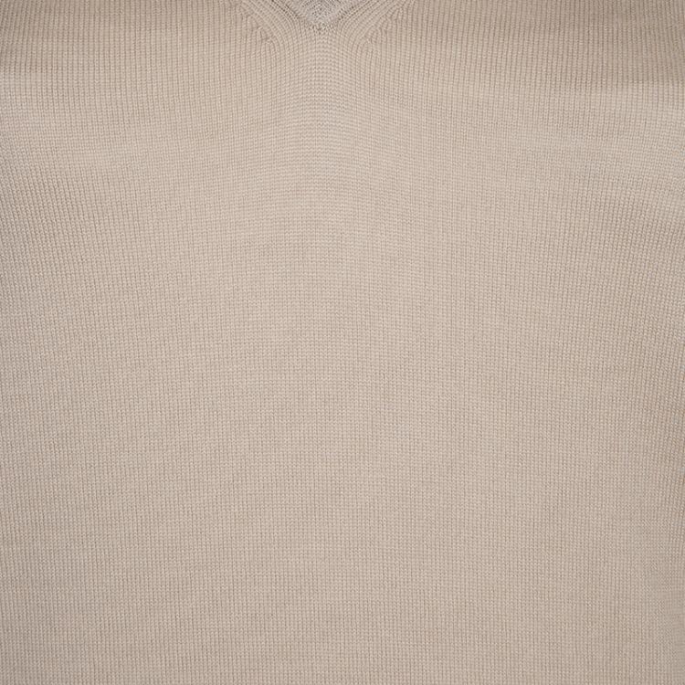 مملوكة مسبقًا Dolce and Gabbana Beige Long Sleeve Knit Top L