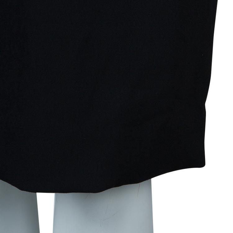 Pre Owned Dolce And Gabbana Black Shift Dress M