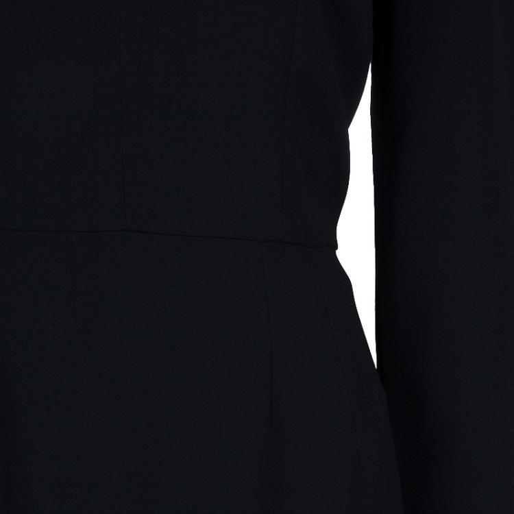 Pre Owned Dolce And Gabbana Black Shift Dress M