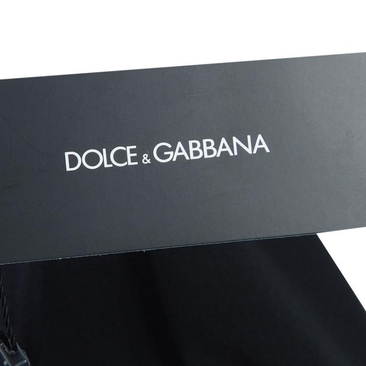 Pre Owned Dolce And Gabbana Black Shift Dress M