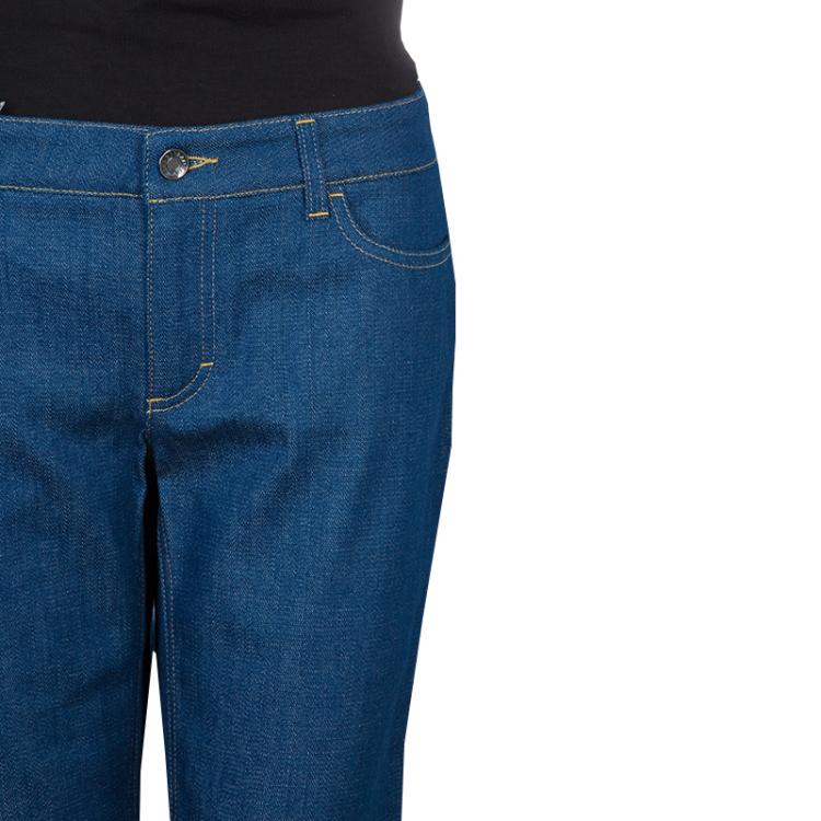 Pre Owned Dolce and Gabbana Indigo Medium Wash Denim Cute Skinny Jeans L