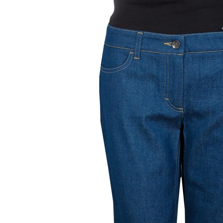 Pre Owned Dolce and Gabbana Indigo Medium Wash Denim Cute Skinny Jeans L