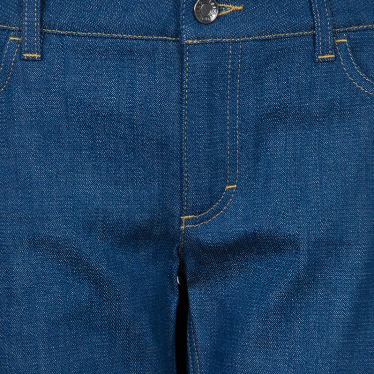 Pre Owned Dolce and Gabbana Indigo Medium Wash Denim Cute Skinny Jeans L