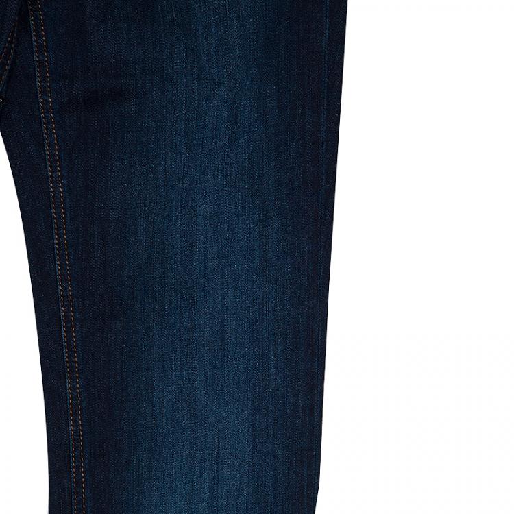 Pre Owned Dolce and Gabbana Cute Dark Wash Jeans XS