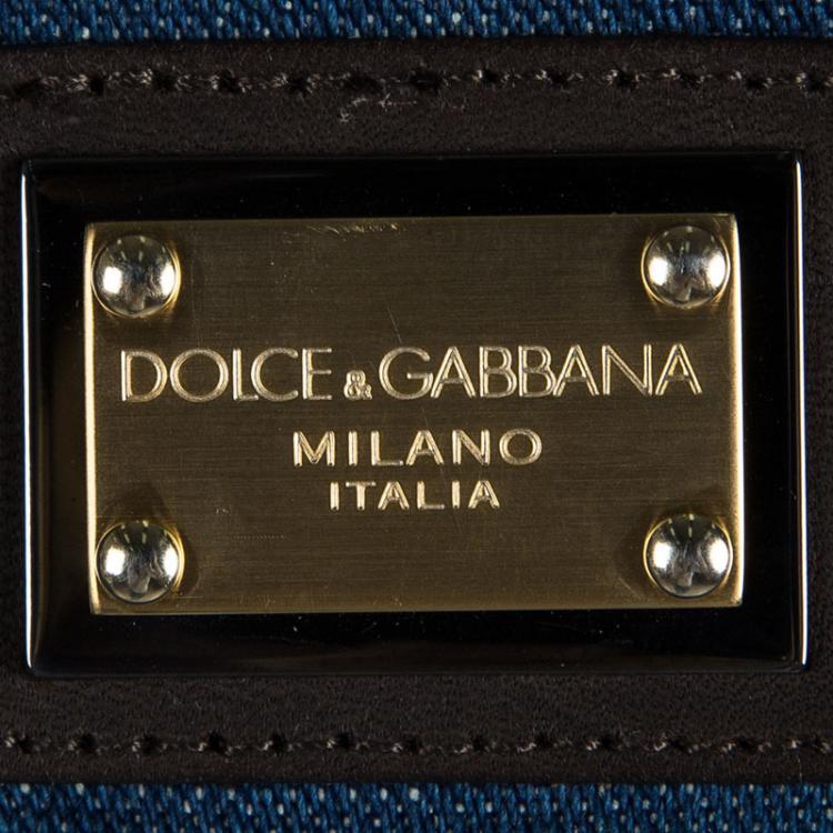Pre Owned Dolce and Gabbana Indigo Denim Tapered Cute Jeans S