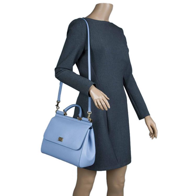 Dolce and Gabbana Sky Blue Leather Mini Miss Sicily Top Handle Bag at  1stDibs  dolce and gabbana mini bag, dolce and gabbana mini miss sicily bag,  dolce and gabbana blue purse