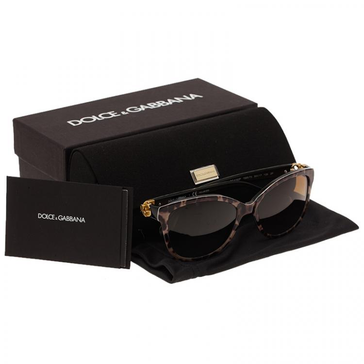 Pre Owned Dolce and Gabbana Brown DG4162 Sunglasses