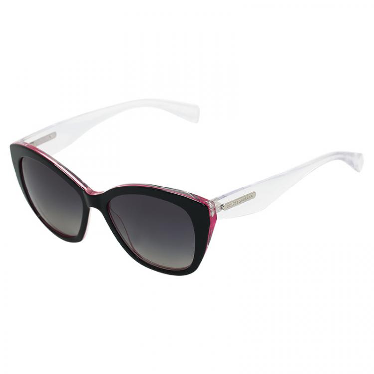 Pre Owned Dolce and Gabbana DG 4220 Pink Cat Eye Sunglasses