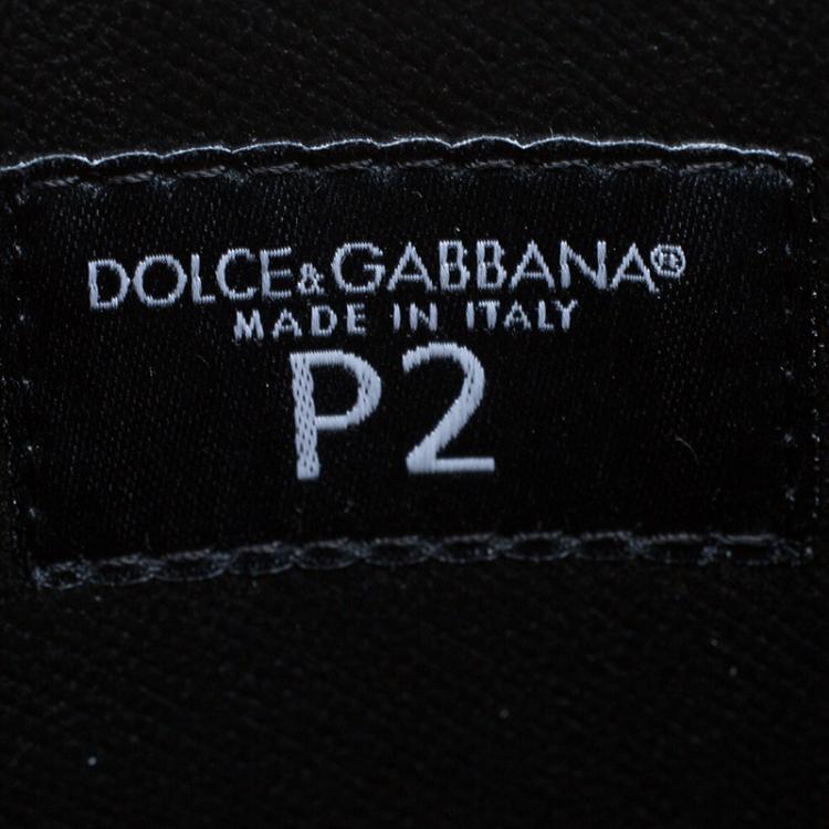 Pre Owned Dolce and Gabbana Leopard Print Canvas iPad 2 Case