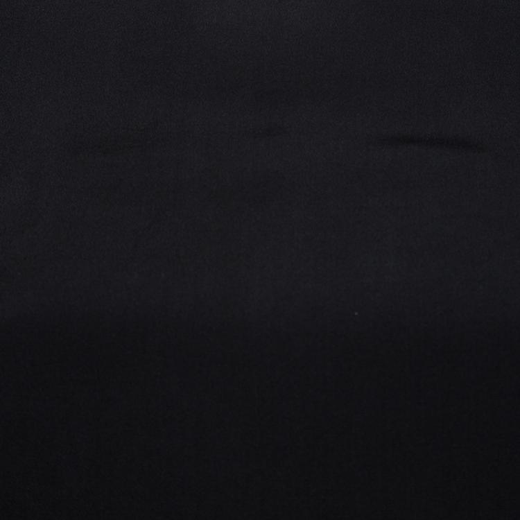 Pre Owned Dolce and Gabbana Black Silk Short Sleeve Top S