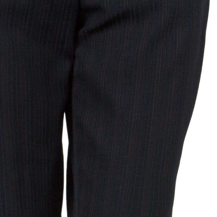 Pre Owned Dolce and Gabbana Striped Pant Suit M