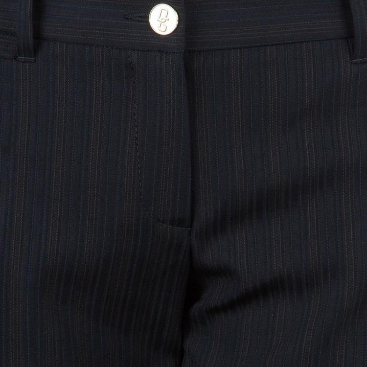Pre Owned Dolce and Gabbana Striped Pant Suit M