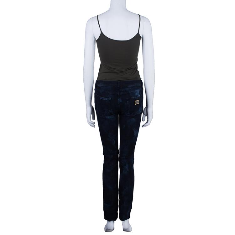 Pre Owned Dolce and Gabbana Blue Stonewash Denim Jeans S