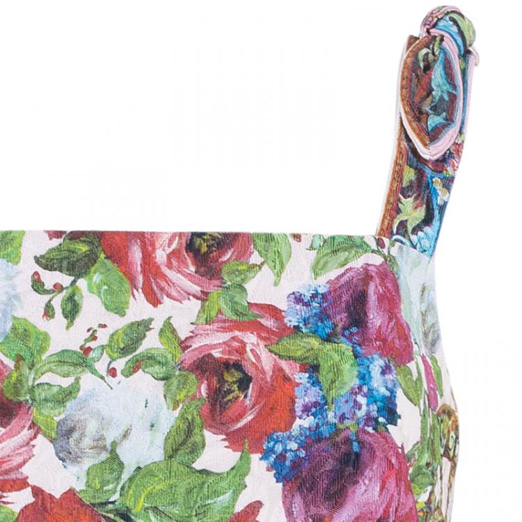 Pre Owned Dolce and Gabbana Floral Top M