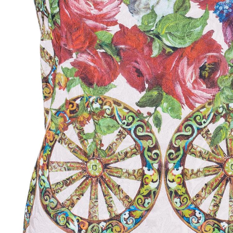 Pre Owned Dolce and Gabbana Floral Top M