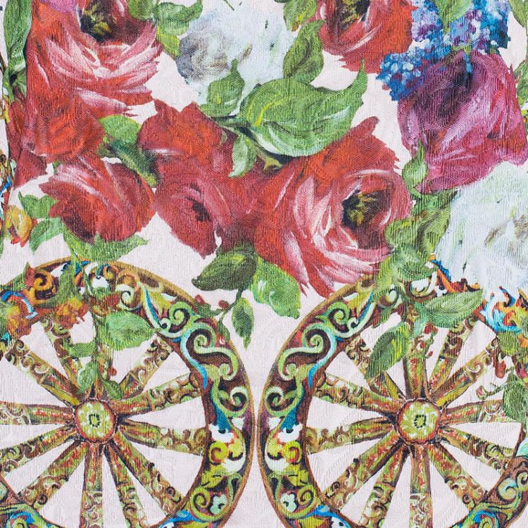 Pre Owned Dolce and Gabbana Floral Top M