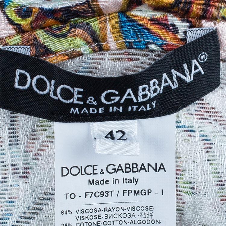 Pre Owned Dolce and Gabbana Floral Top M