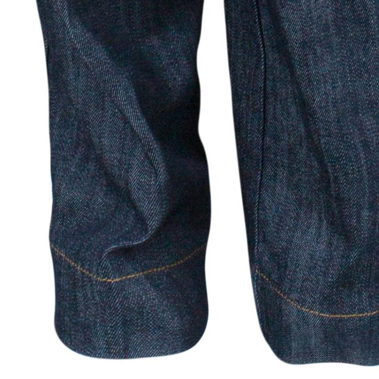 Pre Owned Dolce and Gabbana Indigo Boot Cut Denim Jeans S