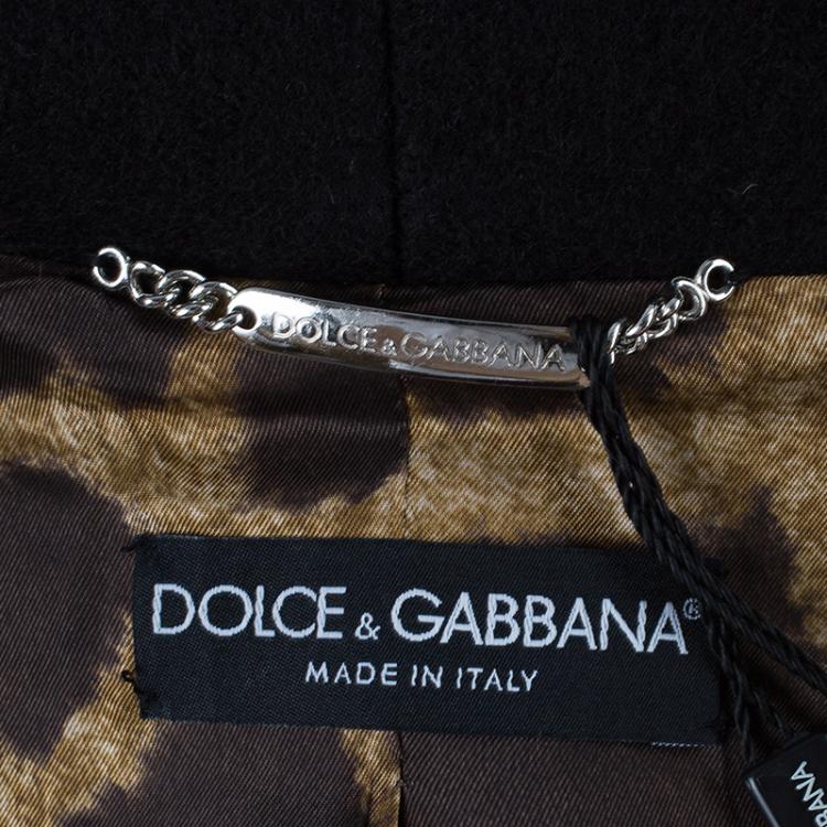 مملوكة مسبقًا Dolce And Gabbana Black Embellished Blazer M