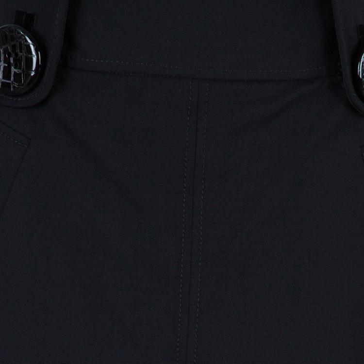 مملوكة مسبقًا Dolce and Gabbana Black Midi A-Line Skirt M