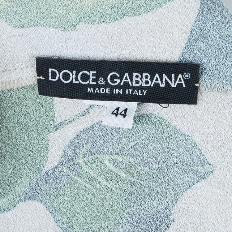 Pre Owned Dolce And Gabbana Floral Sleeveless Top M