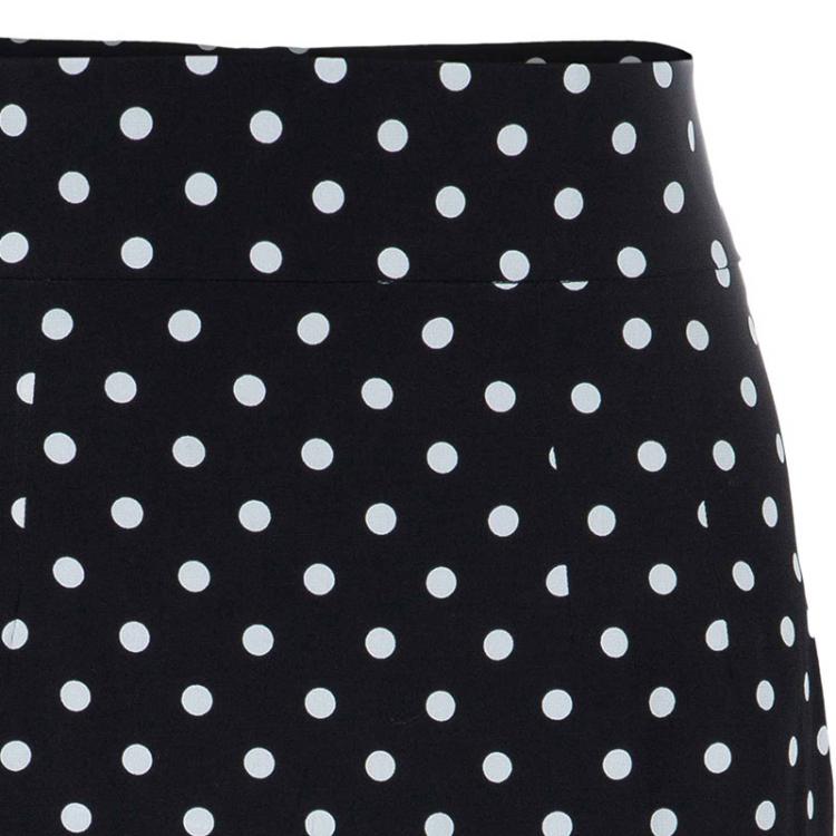 Pre Owned Dolce and Gabbana Dotted Skirt S