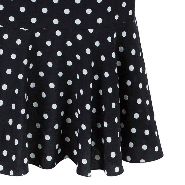 Pre Owned Dolce and Gabbana Dotted Skirt S