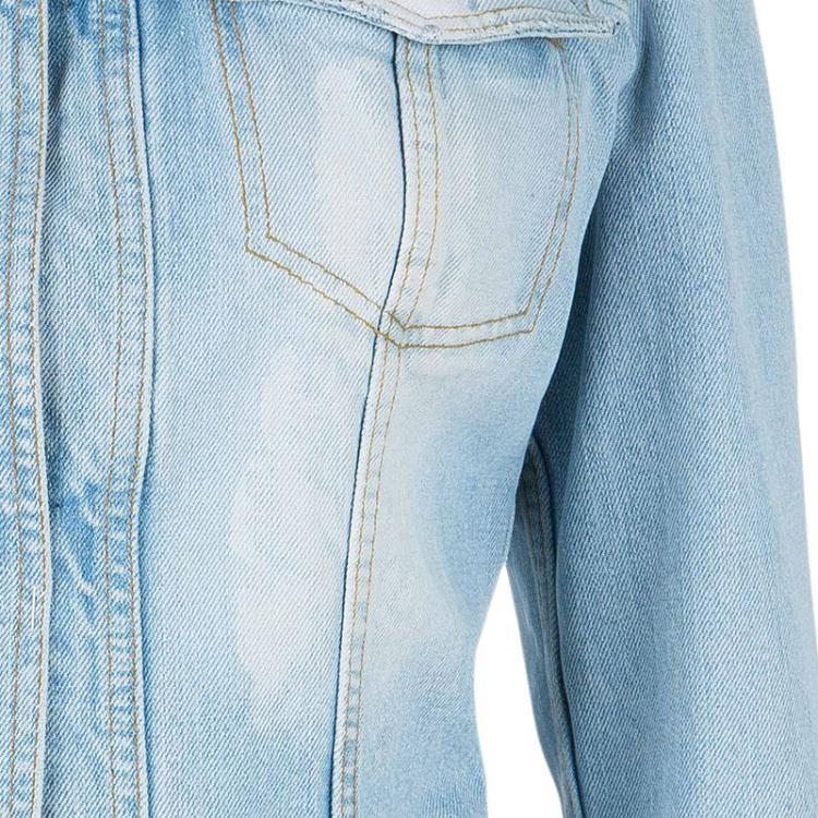 Pre Owned Dolce and Gabbana Light Blue Denim Jacket S