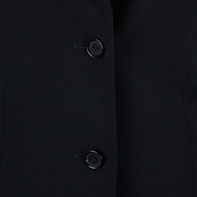 Pre Owned Dolce and Gabbana Black Skirt Suit S