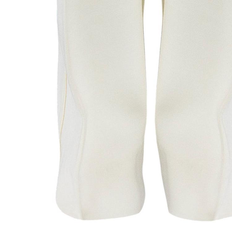 Pre Owned Dolce and Gabbana Off-White Trousers M