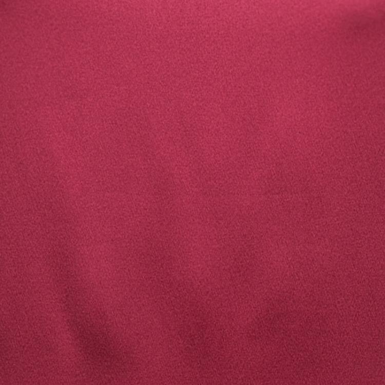Pre Owned Dolce and Gabbana Red Satin Short Sleeve Top M