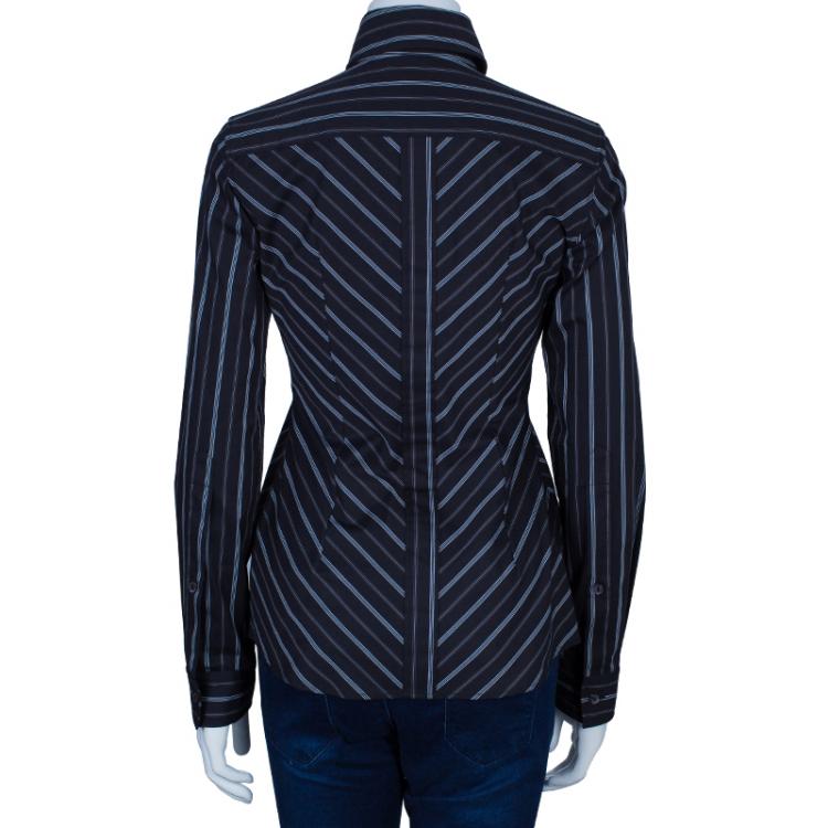 مملوكة مسبقًا Dolce And Gabbana Striped Cotton Shirt XS