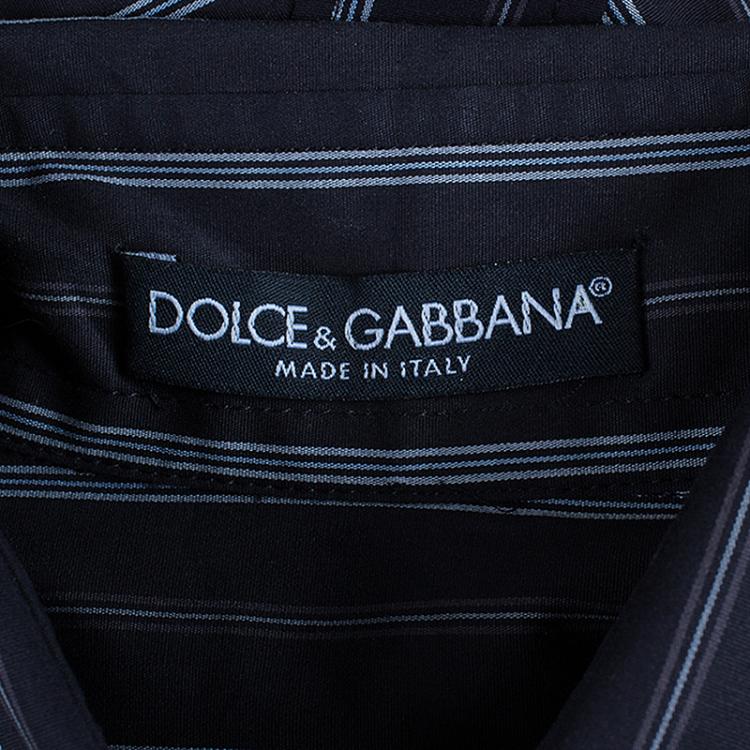 مملوكة مسبقًا Dolce And Gabbana Striped Cotton Shirt XS
