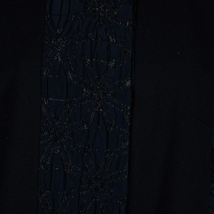Pre Owned Dolce & Gabbana Baroque Panel Cape XS