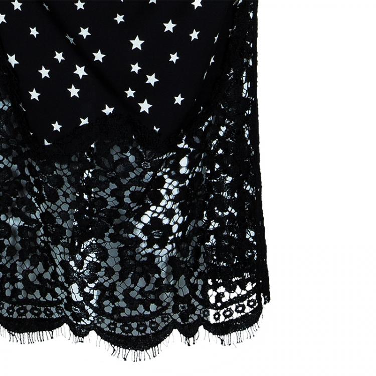 Pre Owned Dolce And Gabbana Star Print Mini Dress S