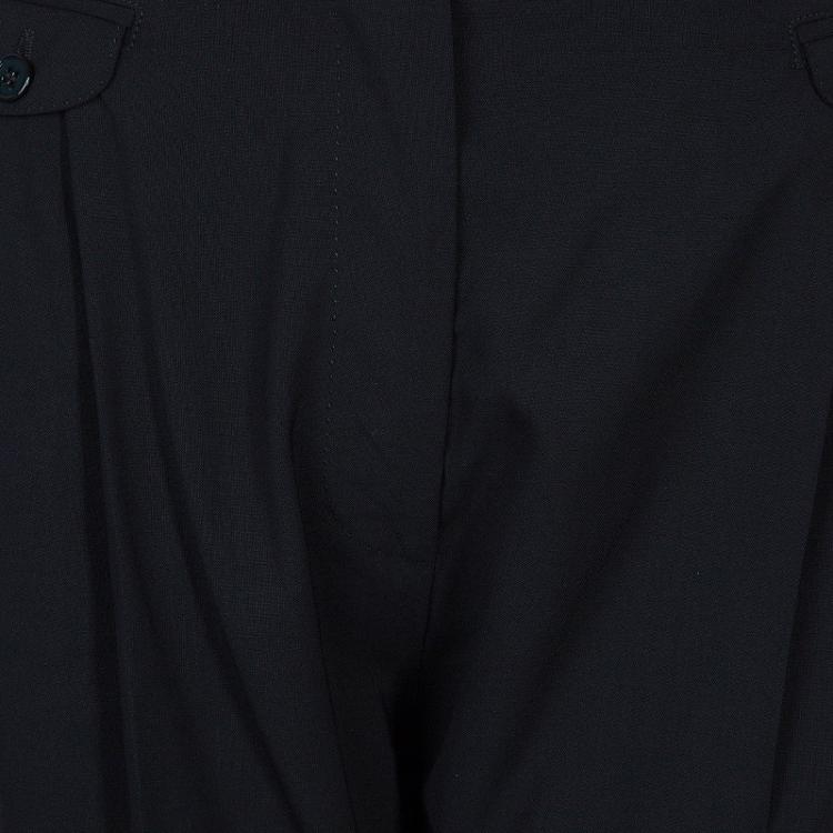 Pre Owned Dolce and Gabbana Black Trousers M